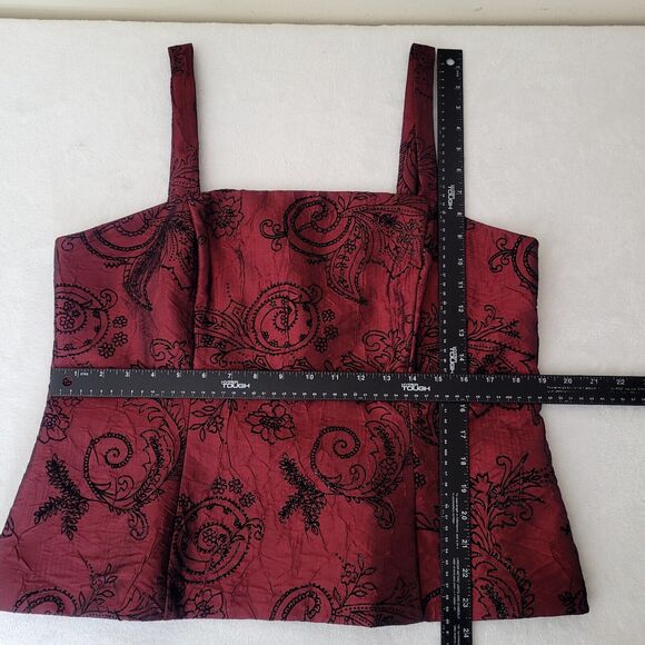 Vtg 90s Whimsical Whimsigoth Dark Romance Vampy Vampire Top Bolero Jacket‎ Sz 16 - Picture 7 of 7